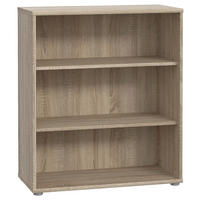 REGAL  73,7/85,5/34,8 cm Sonoma Eiche  - Alufarben/Sonoma Eiche, Design, Holzwerkstoff/Kunststoff (73,7/85,5/34,8cm)