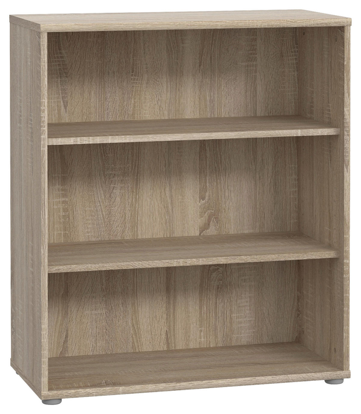 REGAL  73,7/85,5/34,8 cm Sonoma Eiche  - Alufarben/Sonoma Eiche, Design, Holzwerkstoff/Kunststoff (73,7/85,5/34,8cm)