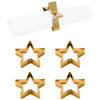 SERVIETTENRING   - Goldfarben, Design, Metall (7cm) - Echtwerk