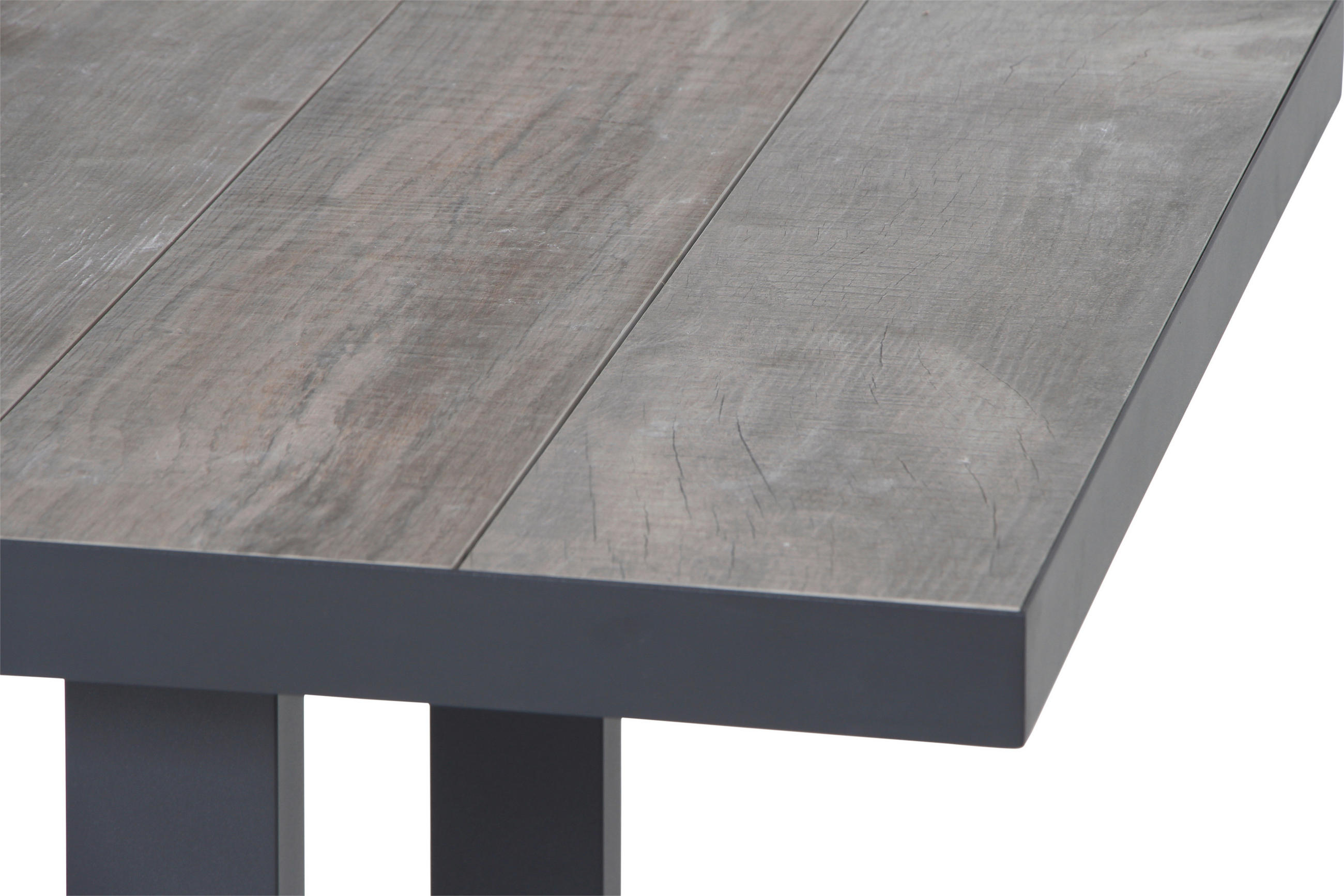 LOUNGEGARNITUR Aluminium  - Grau, Basics, Keramik/Kunststoff (302/88/219cm) - Siena Garden