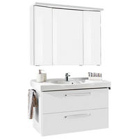 BADEZIMMER  in 92 cm  - Weiß, KONVENTIONELL, Holzwerkstoff (92cm) - Sadena