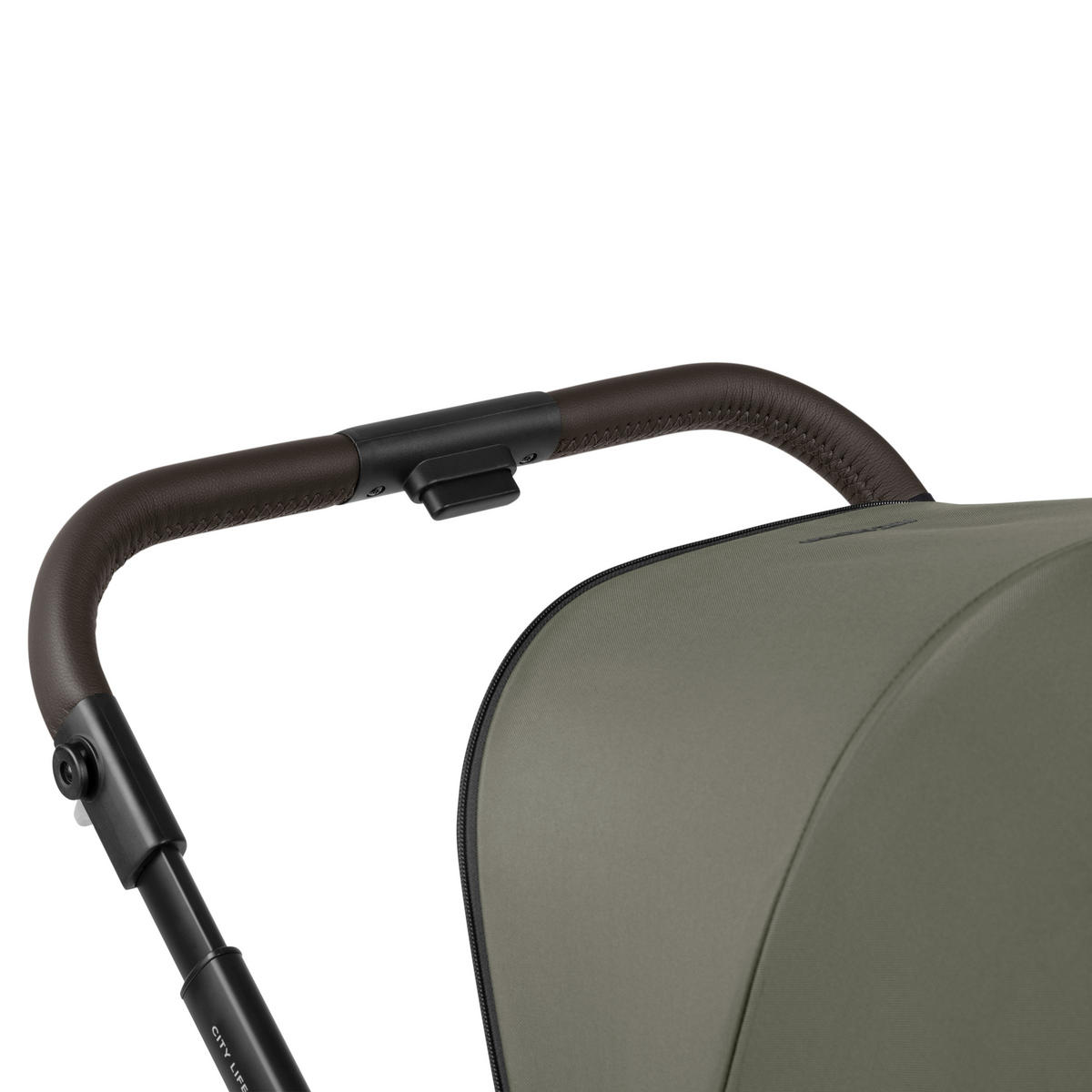 KOMBIKINDERWAGEN  City Life  Avocado  - Schwarz/Olivgrün, Basics, Textil/Metall (82,0/52,0/107,5cm) - ABC Design