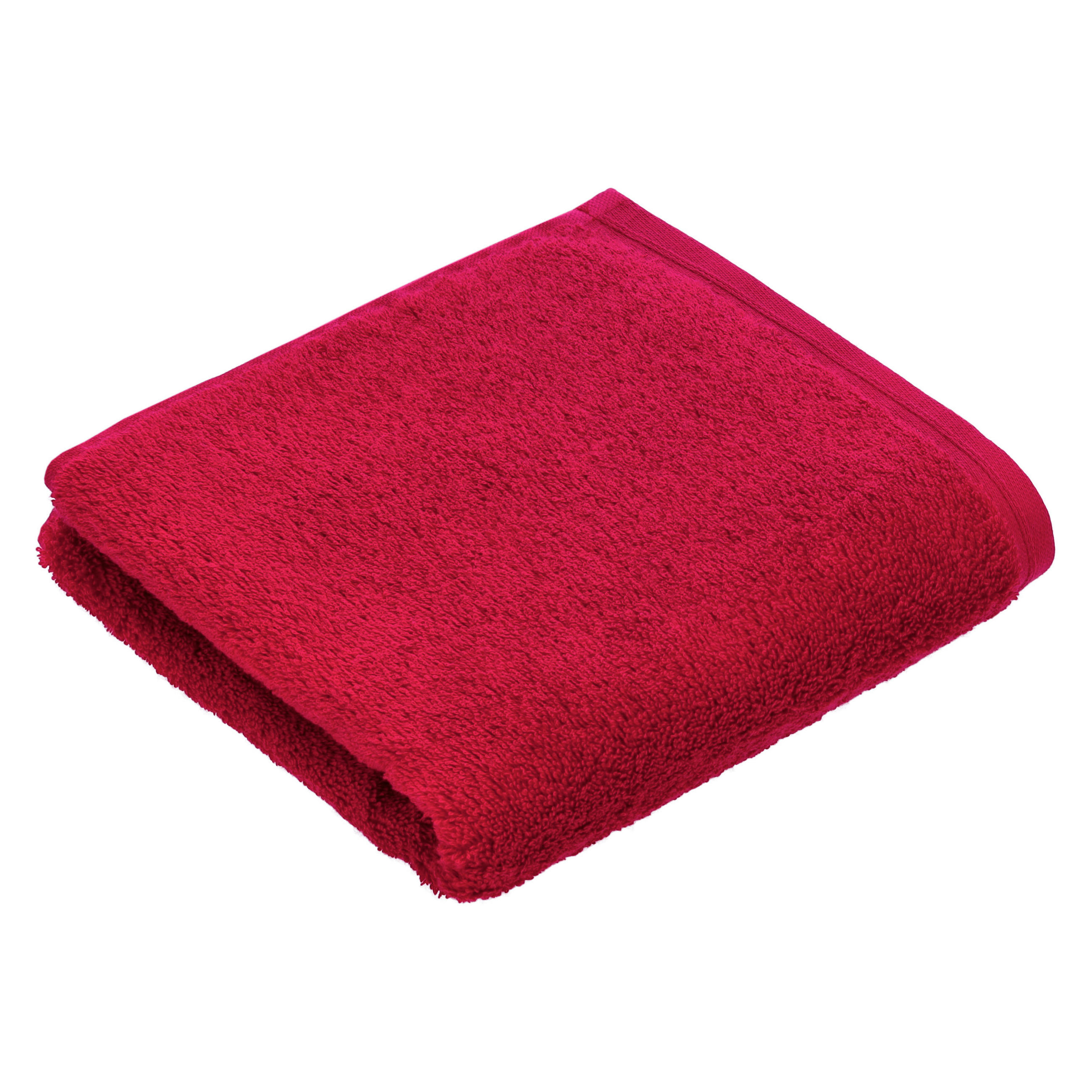 KÉZTÖRLŐ 50/100 cm piros  - piros, Basics, textil (50/100cm) - Vossen