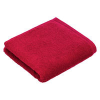 RUČNÍK, 50/100 cm, červená - červená, Basics, textil (50/100cm) - Vossen