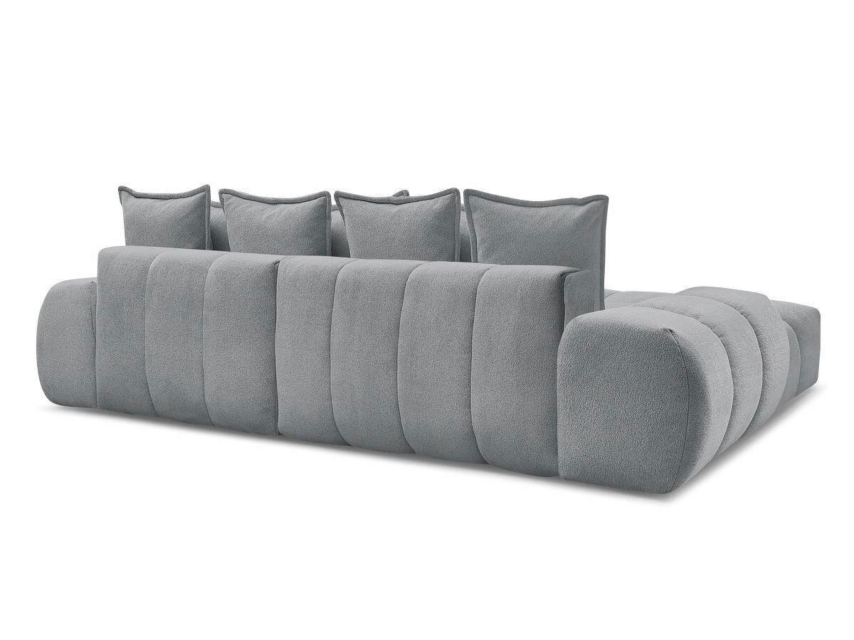 ECKSCHLAFSOFA EVEREST  mit Rücken echt, Armteil links, Armteil rechts Flachgewebe Dunkelgrau  - Dunkelgrau/Schwarz, MODERN, Kunststoff/Textil (180/318cm) - Livetastic