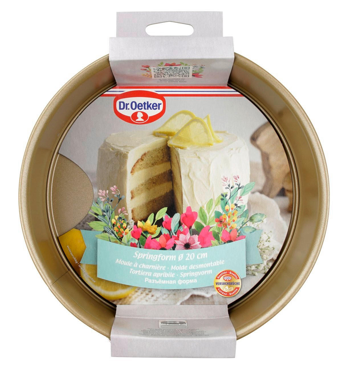 SPRINGFORM  - Goldfarben, Basics, Metall (20cm) - Dr.Oetker