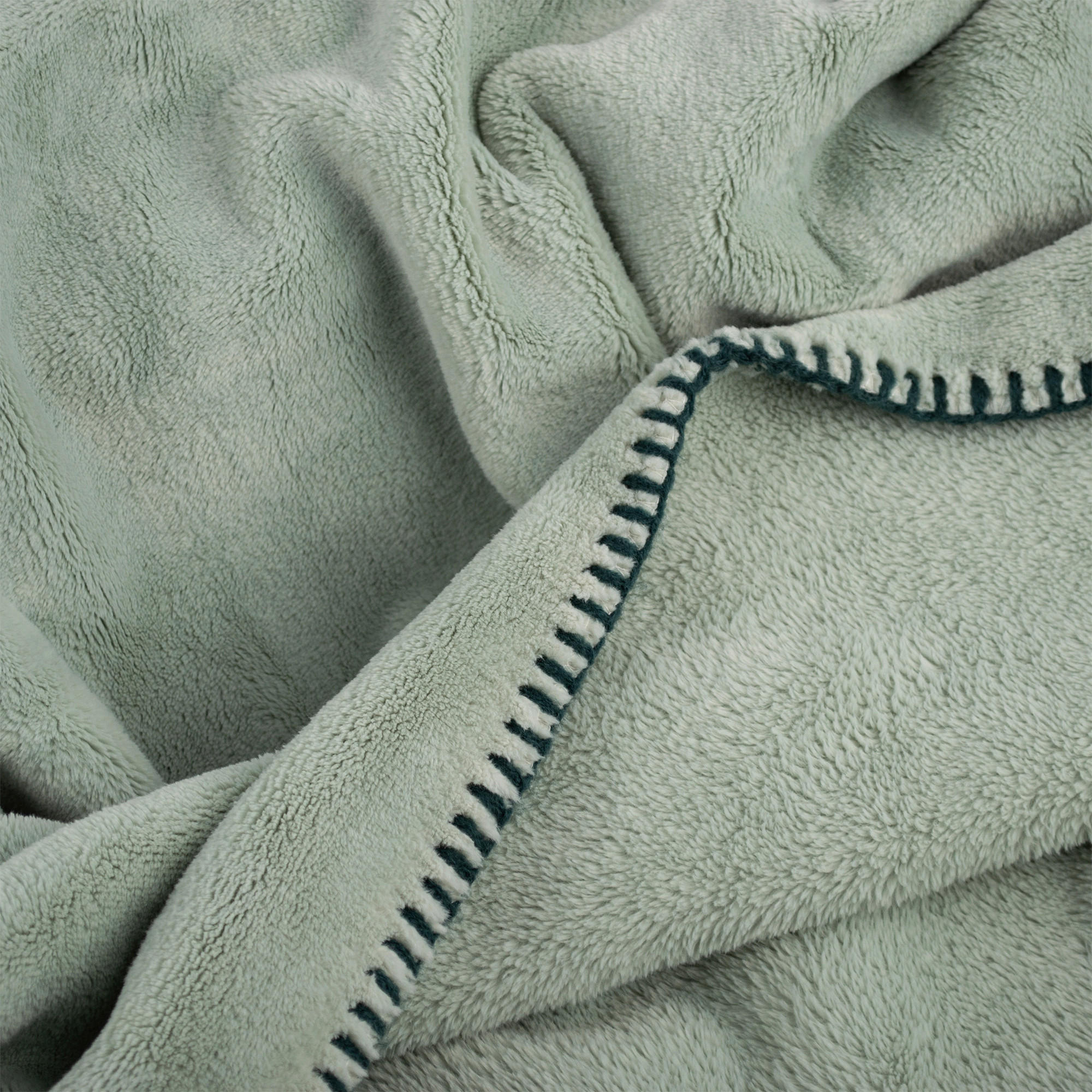 DECKE 140/190 cm  - Mintgrün, Basics, Textil (140/190cm) - Zoeppritz
