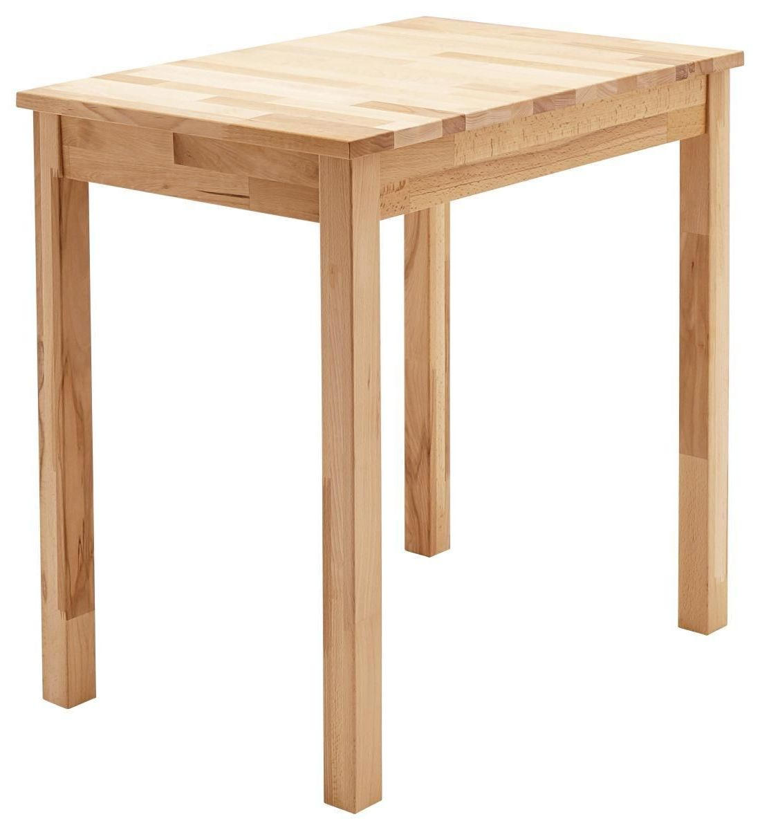 ESSTISCH Kernbuche massiv rechteckig Buchefarben - Buchefarben, KONVENTIONELL, Holz (70/50/76cm) - Livetastic