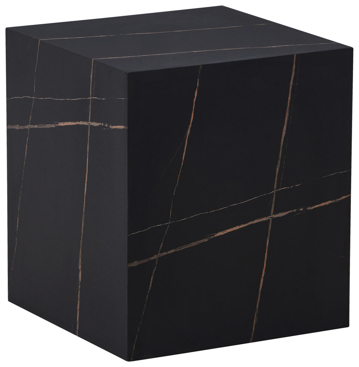 BEISTELLTISCH 40/40/45,5 cm Schwarz rechteckig  - Schwarz, Design, Holzwerkstoff (40/40/45,5cm) - Kayoom