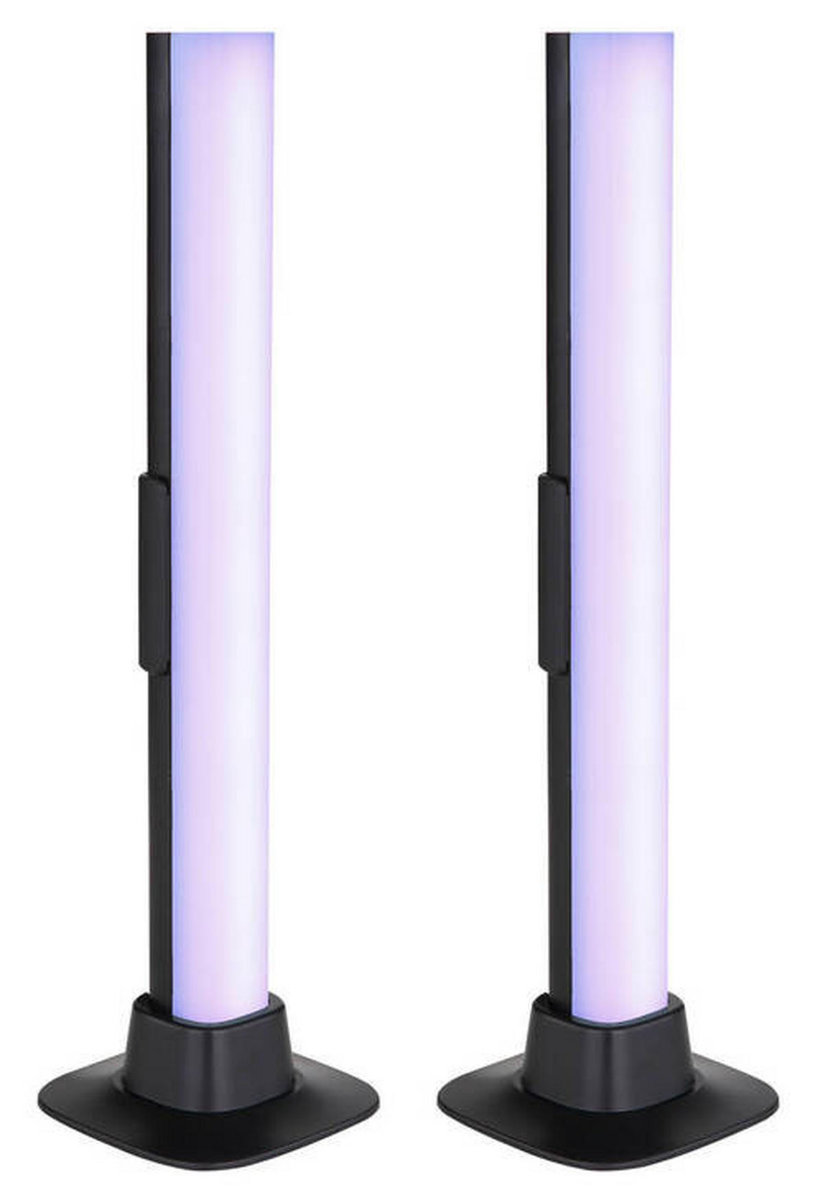 NAMIZNA LED-SVETILKA     3/3/32,5 cm          - črna/opal, Design, umetna masa (3/3/32,5cm) - Globo