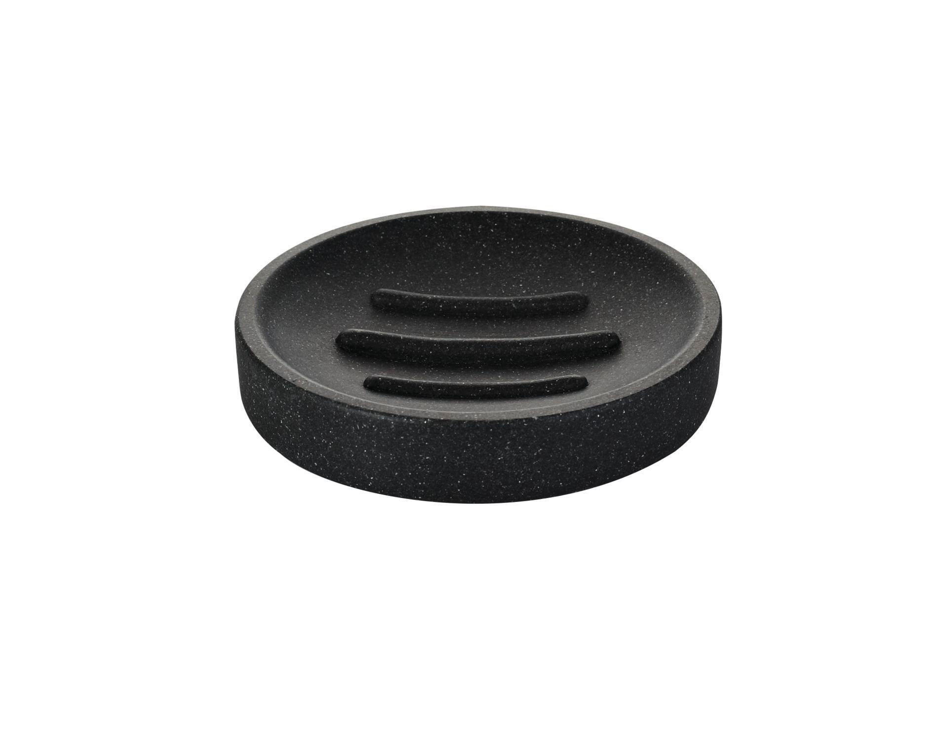 SEIFENSCHALE Kunststoff  - Schwarz, Basics, Kunststoff (10,5/2/10,5cm) - Sadena