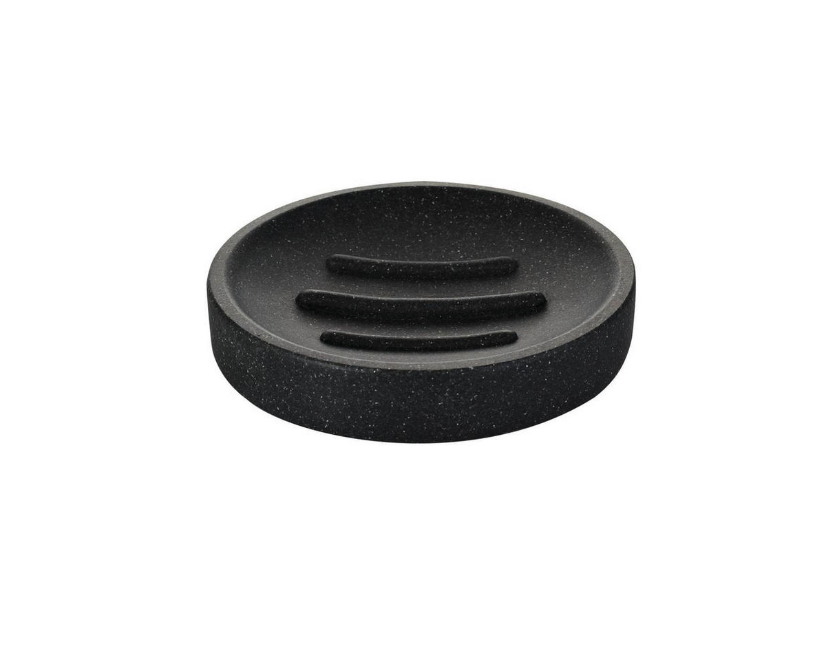 SEIFENSCHALE Kunststoff  - Schwarz, Basics, Kunststoff (10,5/2/10,5cm) - Sadena