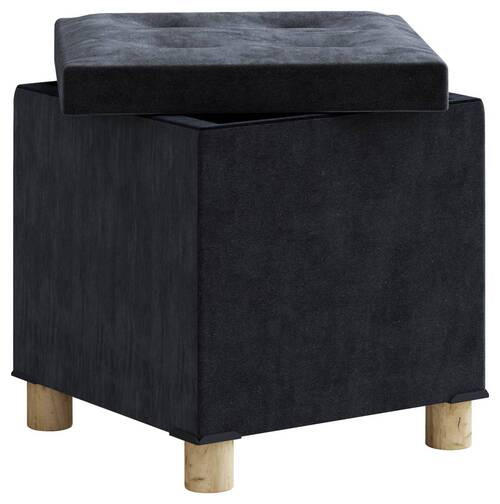 SITZBOX in Textil Anthrazit  - Anthrazit/Braun, MODERN, Holzwerkstoff/Textil (38/40/38cm) - MID.YOU