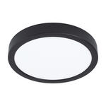 LED-DECKENLEUCHTE 21/2,8 cm   - Schwarz/Weiß, Basics, Kunststoff/Metall (21/2,8cm) - Novel
