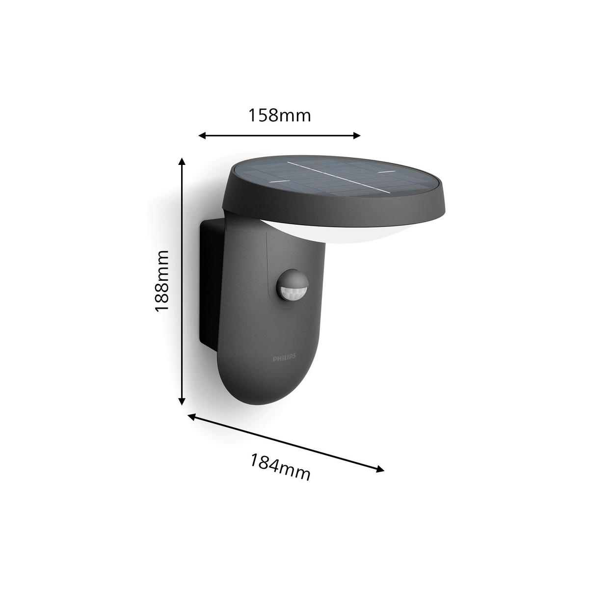 SOLARLEUCHTE 15.8/18.8/18.4 cm   - KONVENTIONELL (15.8/18.8/18.4cm) - Philips