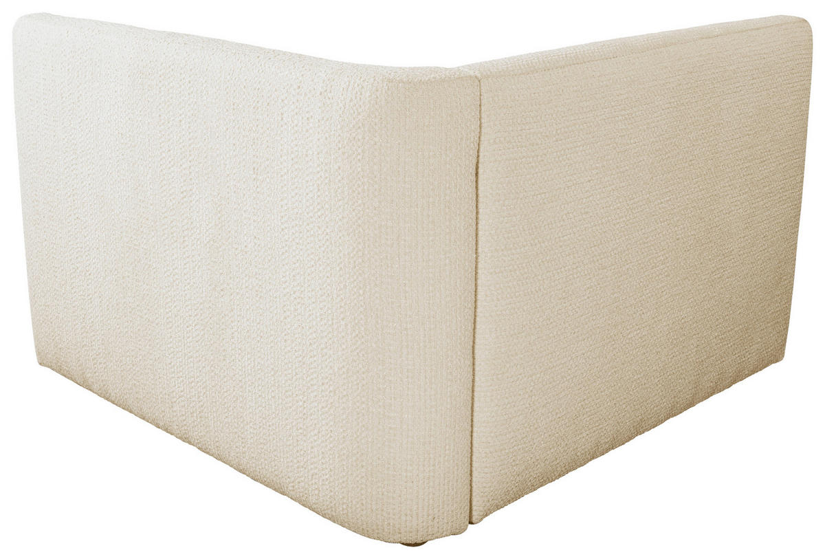 SOFA ZURI in Struktur Creme  - Rot/Creme, Trend, Kunststoff/Textil (110/75/115cm) - Livetastic