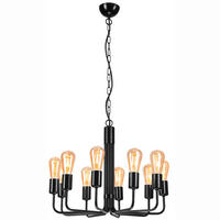 HÄNGELEUCHTE 98/54/98 cm  - Schwarz Hochglanz, KONVENTIONELL, Metall (98/54/98cm)