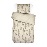 POSTELJNINA CECILE 135/200 cm saten krem barve  - krem barve, Konvencionalno, tekstil (135/200cm) - Essenza