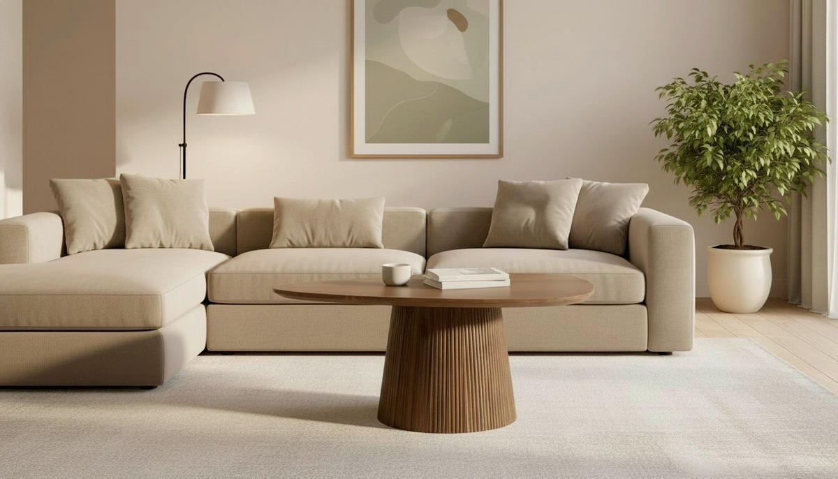 COUCHTISCH Akazie vollmassiv 76/37/68 cm dreieckig Walnussfarben  - Walnussfarben, Design, Holz (76/37/68cm) - Livetastic