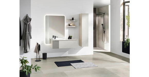 BADEZIMMER in 120 cm - Naturfarben, Design, Glas/Holzwerkstoff (120cm) - Dieter Knoll