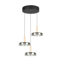 LED-PENDELLAMPA 35/200 cm  - grå/svart, Design, metall/glas (35/200cm) - Trio Leuchten