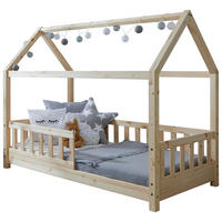 HAUSBETT 80/160 cm Naturfarben  - Naturfarben, Modern, Holz (80/160cm) - MID.YOU