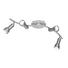 STRAHLER - Nickelfarben, KONVENTIONELL, Metall (60/20/8cm) STRAHLER - Nickelfarben, KONVENTIONELL, Metall (60/20/8cm)