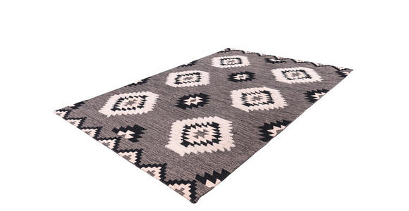 FLACHWEBETEPPICH 120/170 cm Grau  - Grau, Design, Textil (120/170cm) - Novel