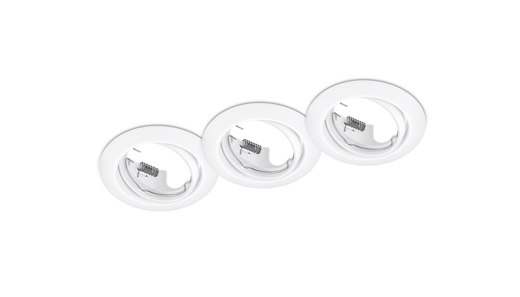 EINBAUSPOT JURA 8,3/7,0 cm   - Weiß, KONVENTIONELL, Metall (8,3/7,0cm) - Trio Leuchten