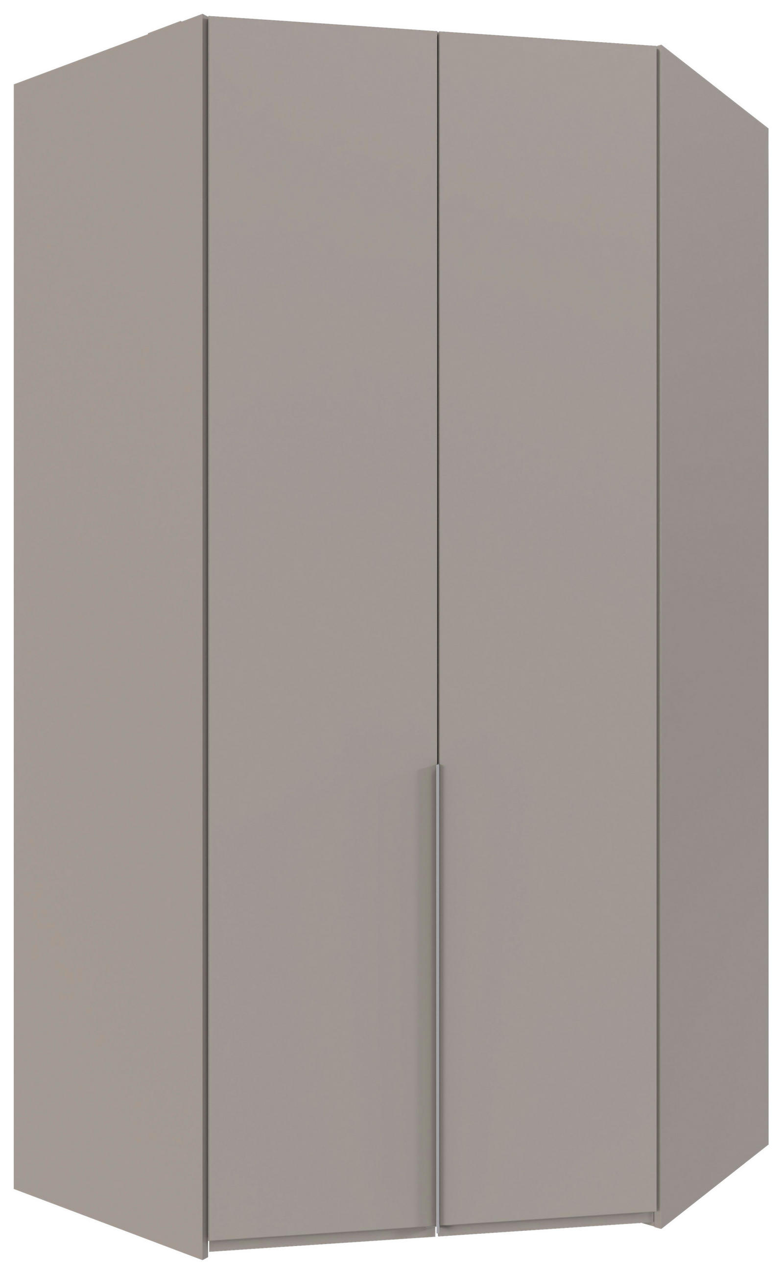 HÖRNGARDEROB 120/236/120 cm  - sahara/aluminiumfärg, Modern, metall/trämaterial (120/236/120cm) - MID.YOU
