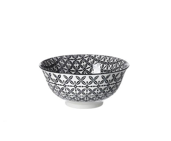 MÜSLISCHALE Takeo 15,5 cm  - Schwarz/Weiß, Basics, Keramik (15,5cm) - Ritzenhoff Breker