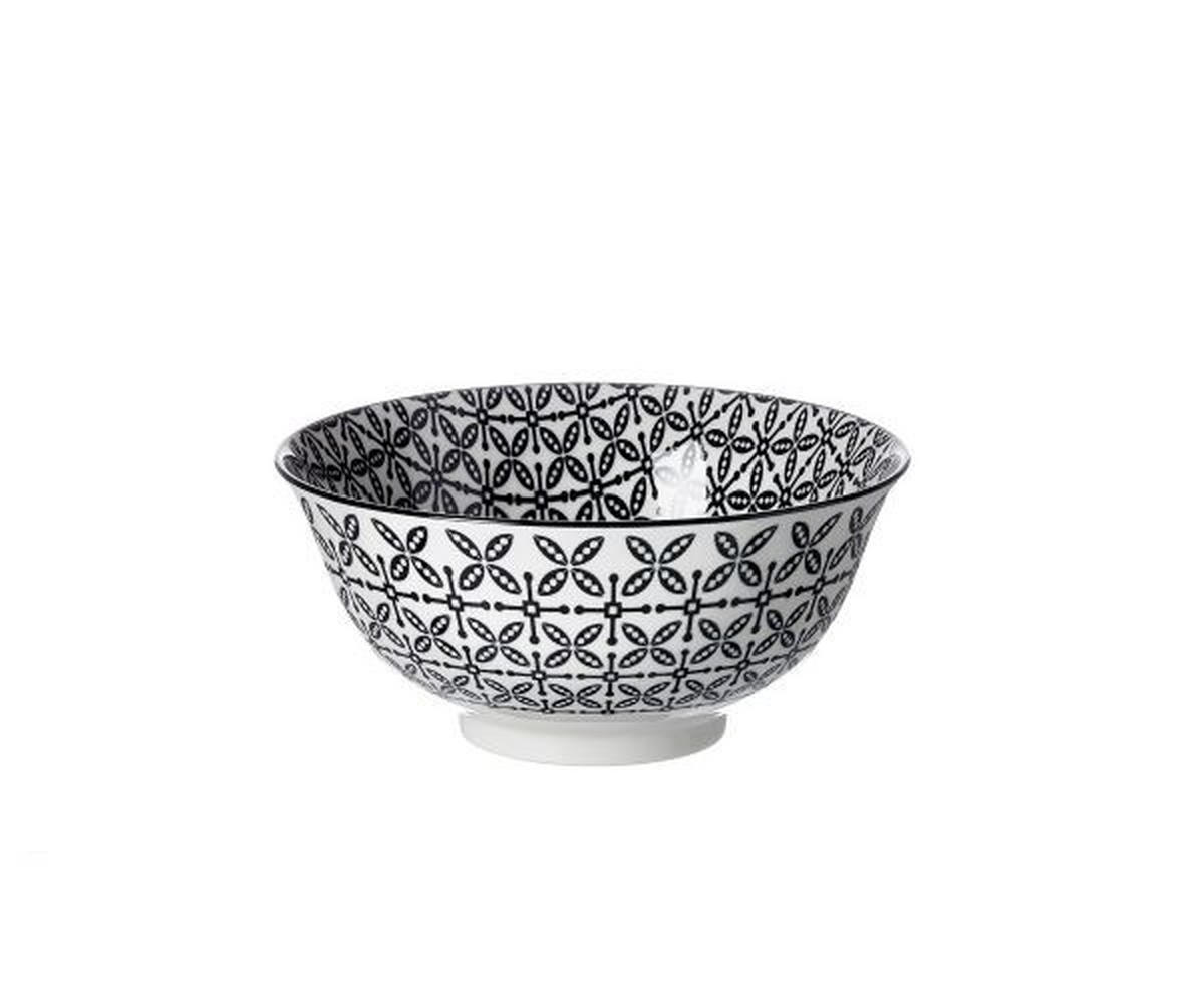 MÜSLISCHALE Takeo 15,5 cm  - Schwarz/Weiß, Basics, Keramik (15,5cm) - Ritzenhoff Breker