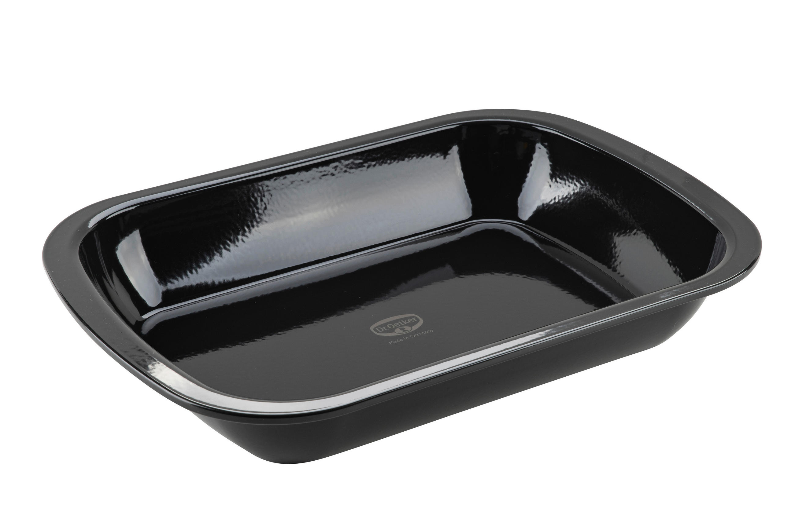 ZAPÉKACÍ MISKA, kov 39/6/28 cm - černá, Konvenční, kov (39/6/28cm) - Dr.Oetker