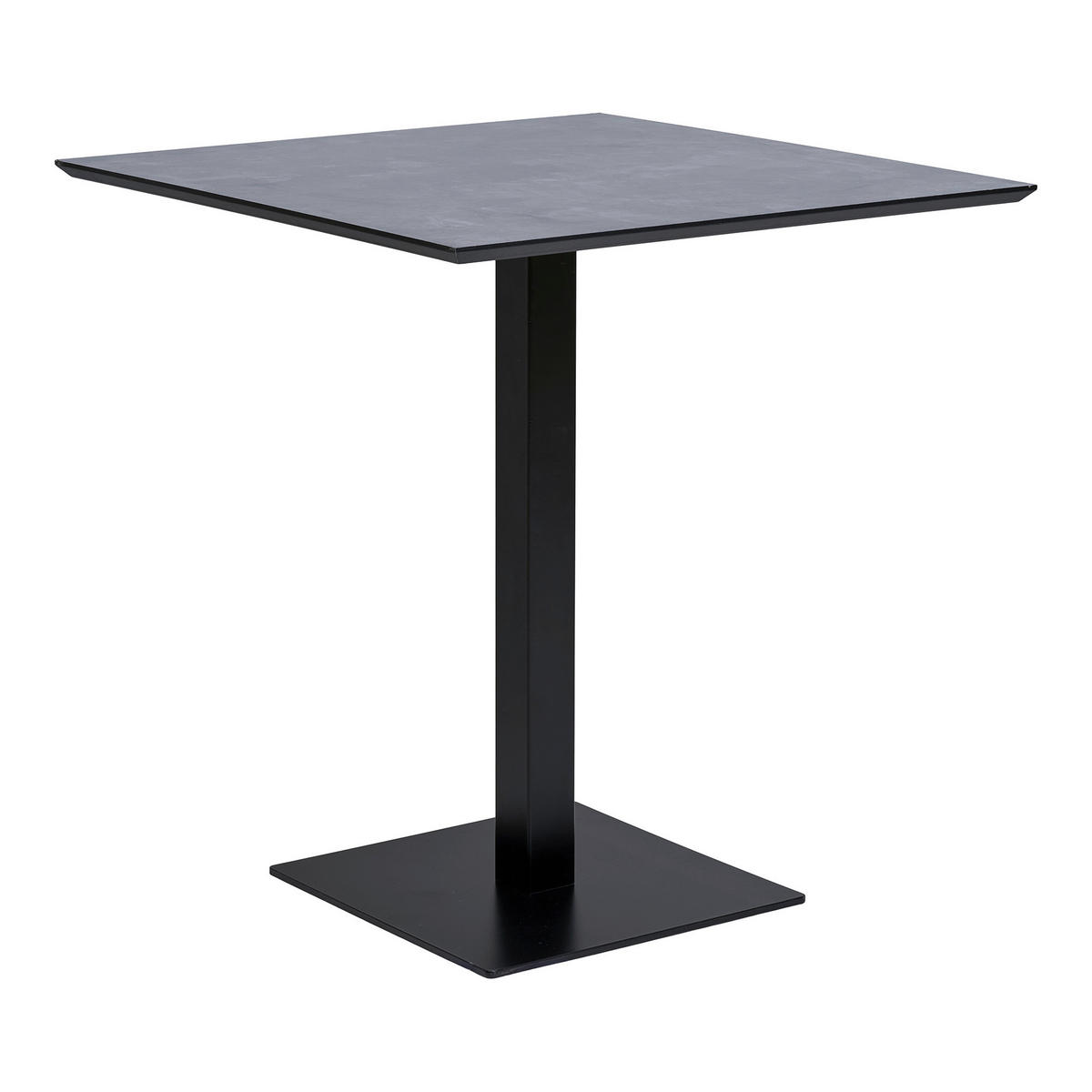 BISTROTISCH in Holzwerkstoff  - Schwarz/Grau, MODERN, Holzwerkstoff/Metall (70/75/70cm) - MID.YOU