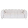 BIGSOFA in Chenille Creme  - Creme/Schwarz, KONVENTIONELL, Kunststoff/Textil (217/74/100cm) - Carryhome