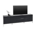 LOWBOARD  in 225/54/40,5 cm  - Anthrazit/Alufarben, Design, Glas/Holzwerkstoff (225/54/40,5cm) - Voleo
