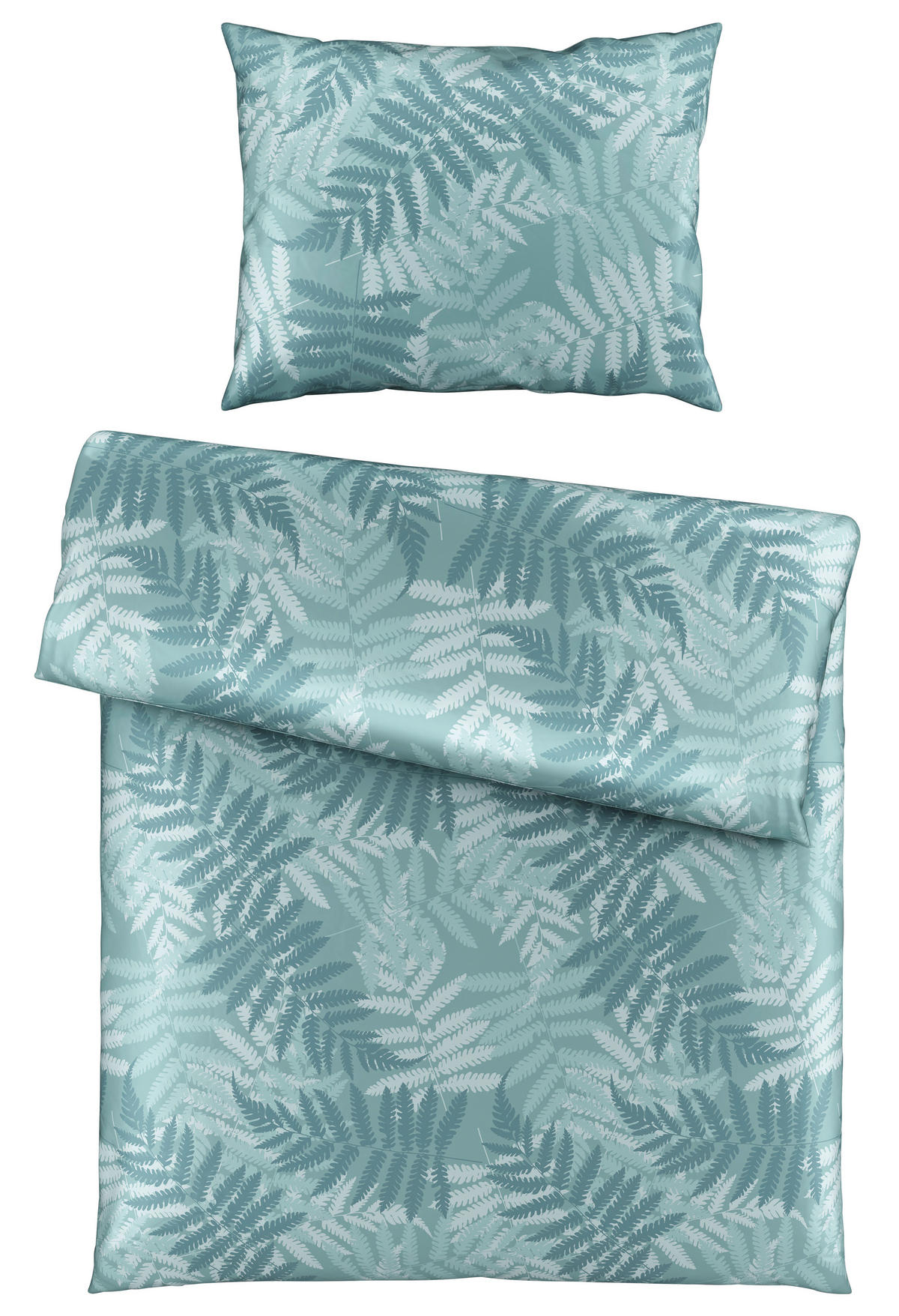 BETTWÄSCHE Satin 140/200 cm  - Blau, KONVENTIONELL, Textil (140/200cm) - Bio:Vio