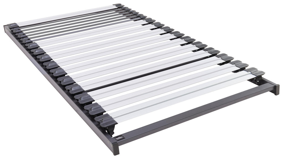 LATTENROST 90/200 cm  - Schieferfarben/Anthrazit, Basics, Holz/Kunststoff (90/200cm) - Dieter Knoll