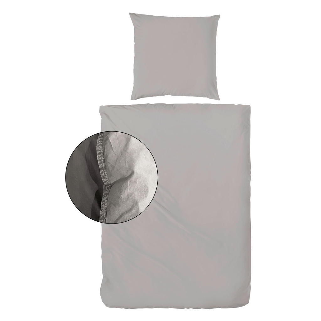 XXXL POVLEČENÍ, renforcé, šedá, 135/200 cm