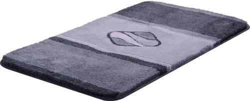 BADTEPPICH Anthrazit 70/120 cm  - Anthrazit, Basics, Kunststoff/Textil (70/120cm) - Grund