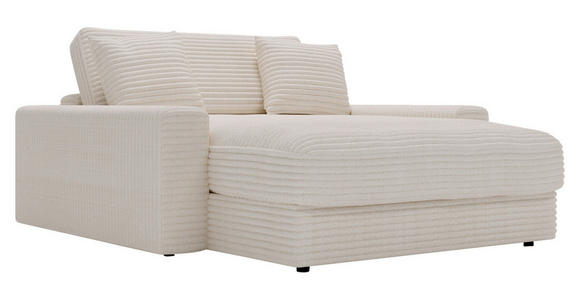 XXL-SESSEL Cord Naturfarben - Schwarz/Naturfarben, MODERN, Kunststoff/Textil (160/87/190cm) - Carryhome