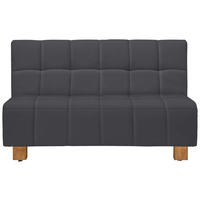 SCHLAFSOFA in Grau  - Naturfarben/Grau, Design, Holz/Textil (145/92/102cm) - Novel
