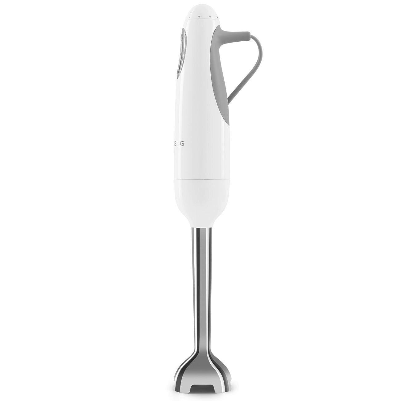 STABMIXER-SET 50's Style 4-teilig  - Weiss Hochglanz, Trend, Kunststoff (6.5/41.4/6.5cm) - SMEG