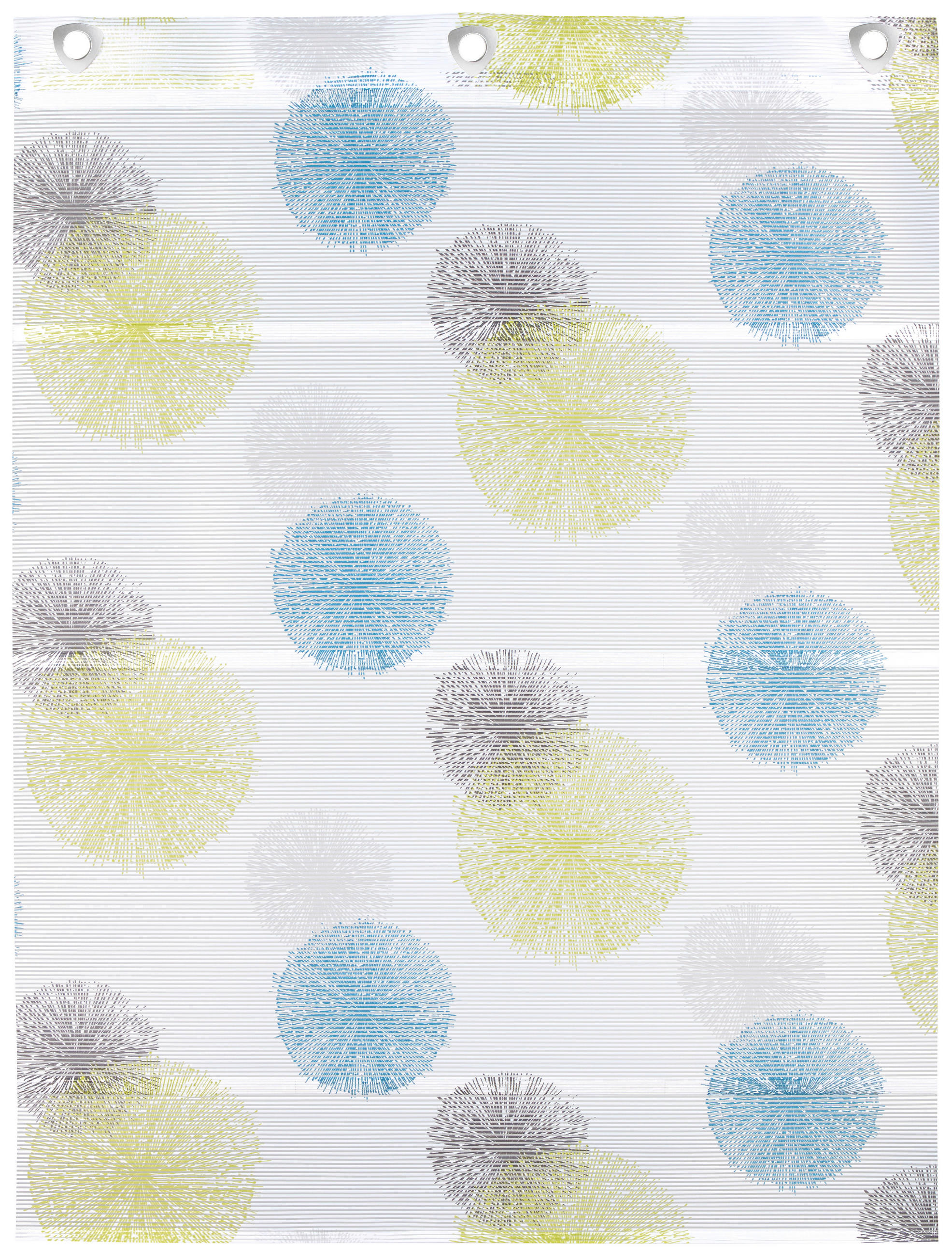 MAGNETROLLO  halbtransparent  100/130 cm    - Blau/Weiß, Basics, Textil (100/130cm) - Novel