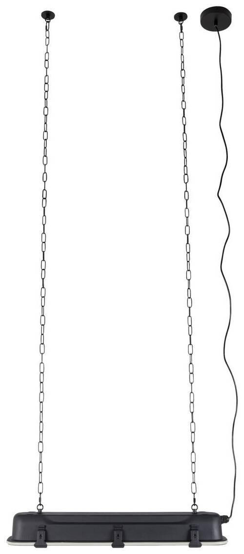 HÄNGELEUCHTE 70/190/14 cm  - Schwarz, Basics, Glas/Metall (70/190/14cm) - Zuiver
