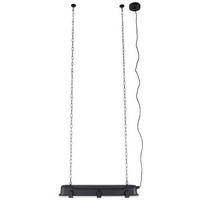 HÄNGELEUCHTE 70/190/14 cm  - Schwarz, Basics, Glas/Metall (70/190/14cm) - Zuiver