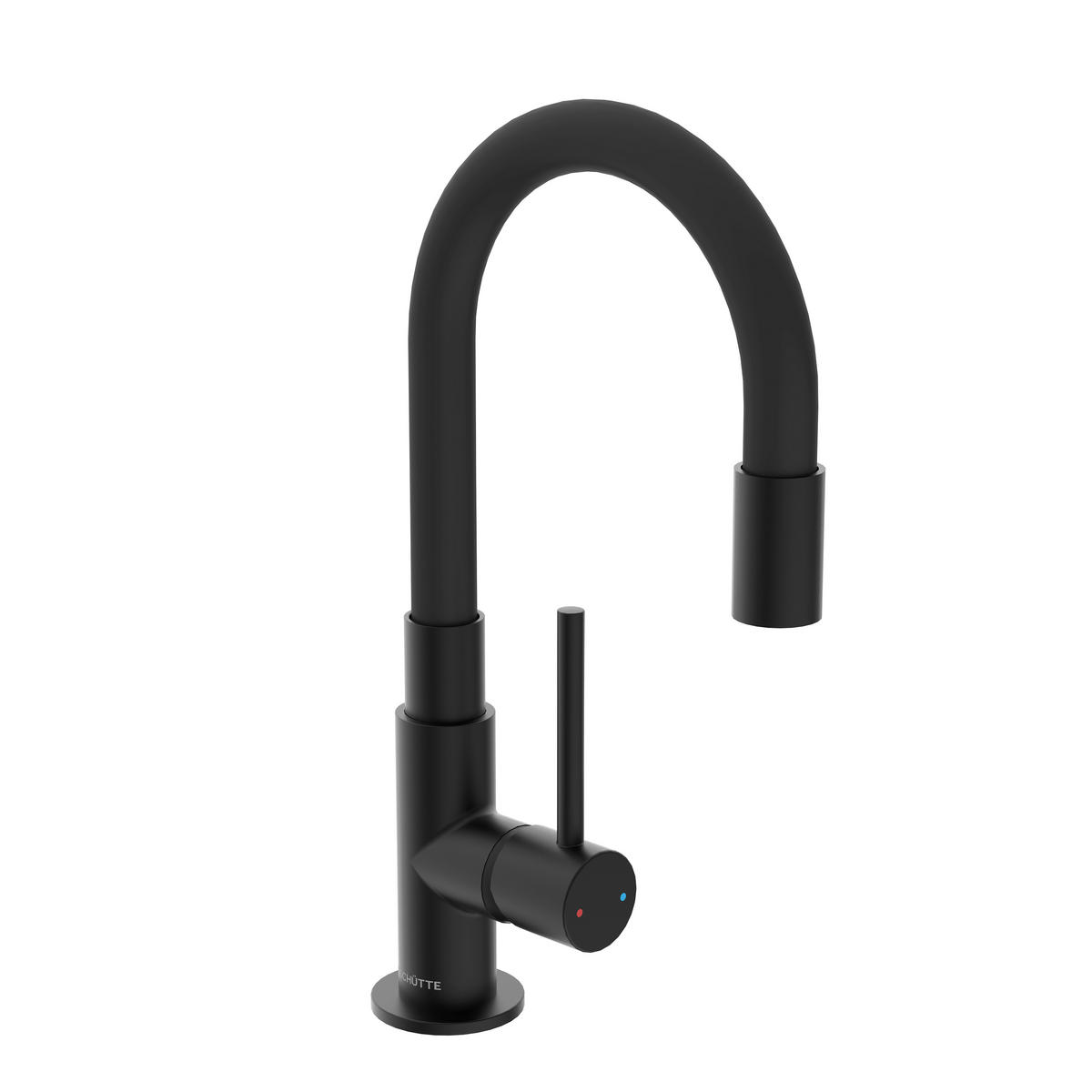 WASCHTISCHARMATUR 32586  - Schwarz, Basics, Metall (23/20/5,5cm) - Schütte