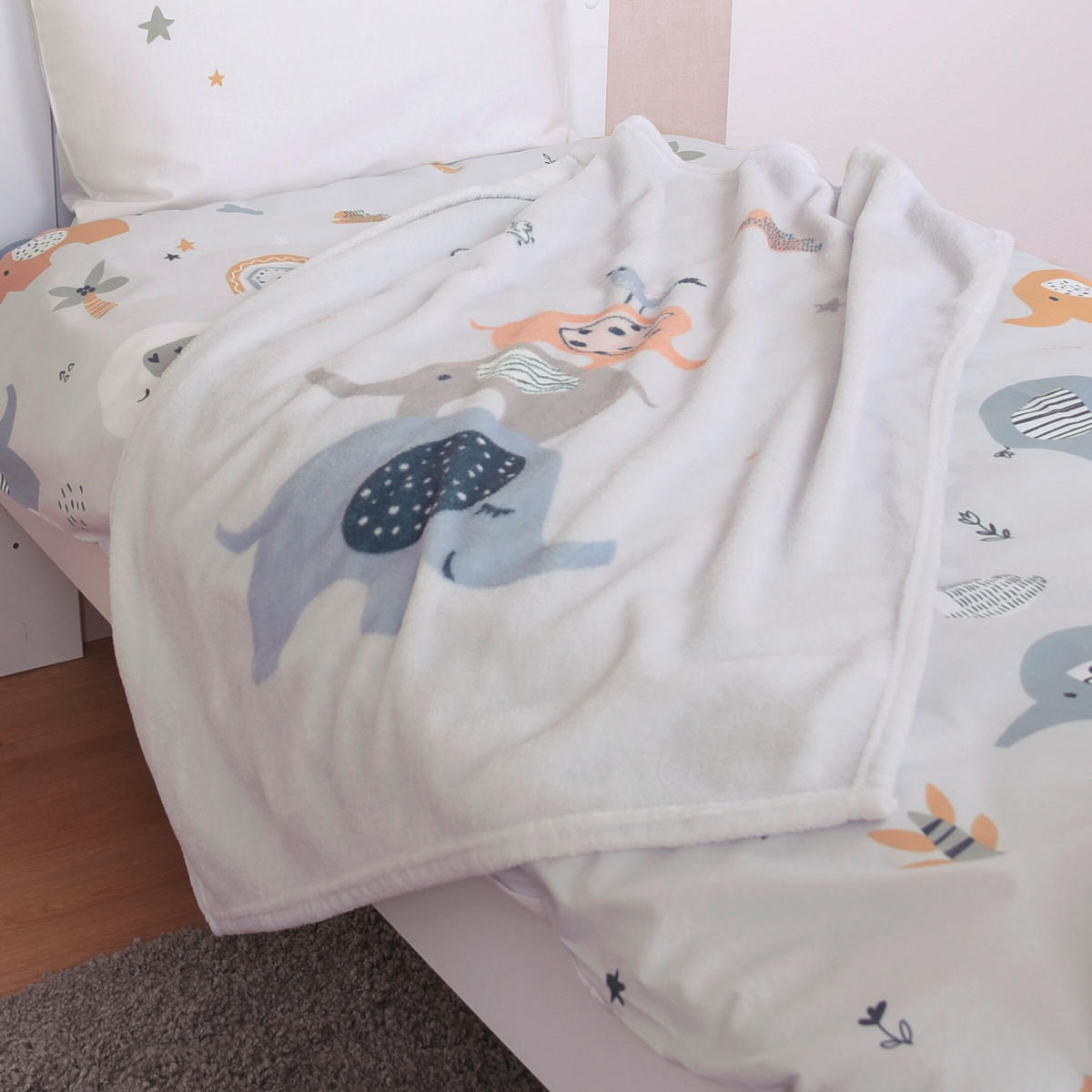 BABYDECKE 75/100 cm  - Multicolor/Weiß, Basics, Textil (75/100cm) - Herding