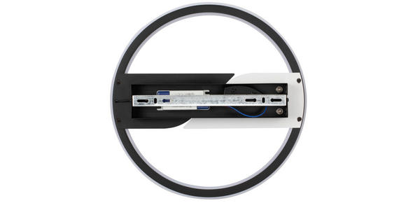 LED-DECKENLEUCHTE 35/5,5 cm   - Weiß, Basics, Kunststoff/Metall (35/5,5cm) - Novel