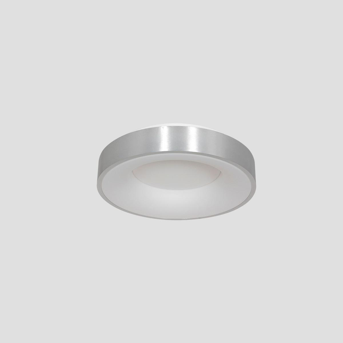LED-DECKENLEUCHTE 30/9 cm   - Silberfarben, KONVENTIONELL, Kunststoff/Metall (30/9cm)